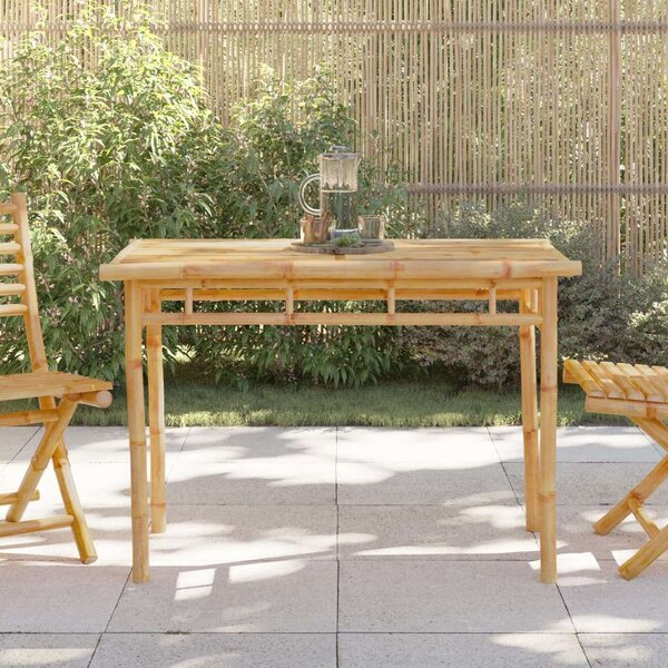 VidaXL Bambusz Kerti Asztal - 110x55x75 cm