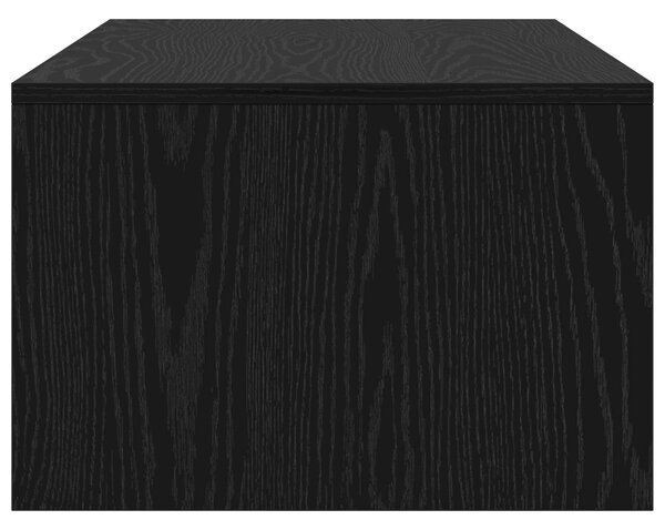 Falra szerelhető íróasztal Fekete tölgy 100 x 45 x 30 cm