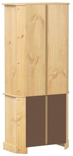 VidaXL Corona tömör fenyőfa magasszekrény 74 x 38 x 170 cm