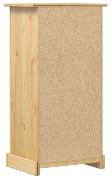 VidaXL Corona Éjjeliszekrény - 5 Fiókos - Tömör Fenyőfa - 53x39x103 cm