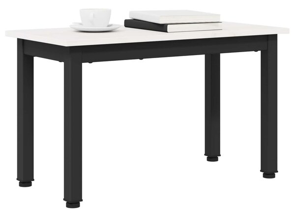 Dohányzóasztal Fehér 60 x 30 x 36 cm Tömör fenyőfa