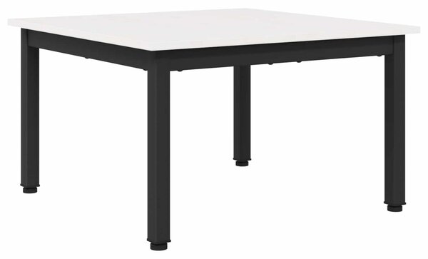 Dohányzóasztal Fehér 60 x 60 x 36 cm Tömör fenyőfa