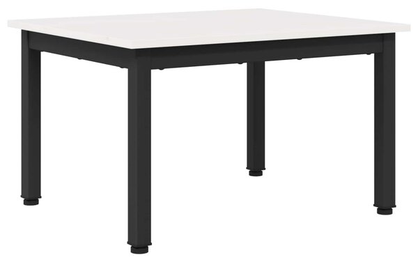 Dohányzóasztal Fehér 60 x 50 x 36 cm Tömör fenyőfa