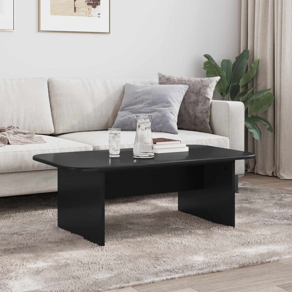 Dohányzóasztal Fekete 93 x 53 x 33 cm Szerelt Fa