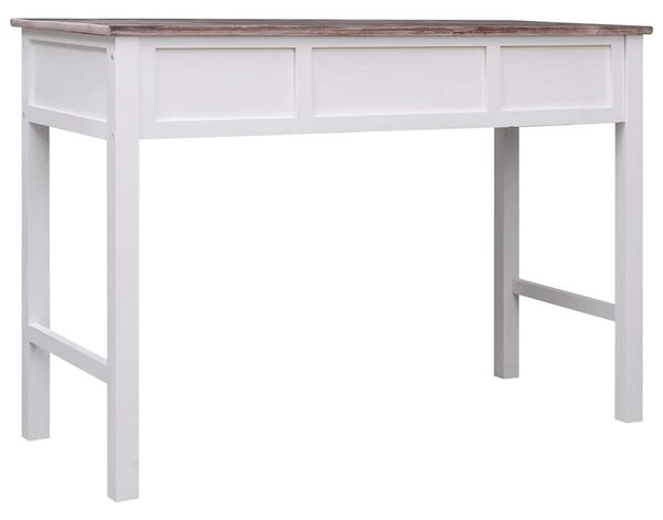 Barna fa íróasztal 110 x 45 x 76 cm