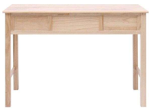 Természetes színű fa íróasztal 110 x 45 x 76 cm