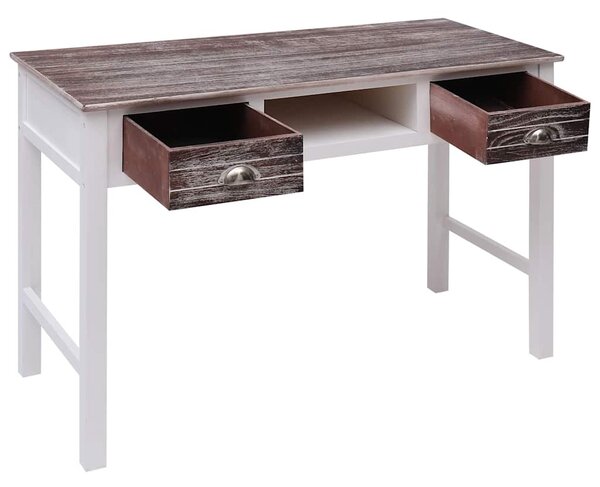 Barna fa íróasztal 110 x 45 x 76 cm