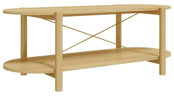 Szerelt fa dohányzóasztal 110 x 48 x 40 cm