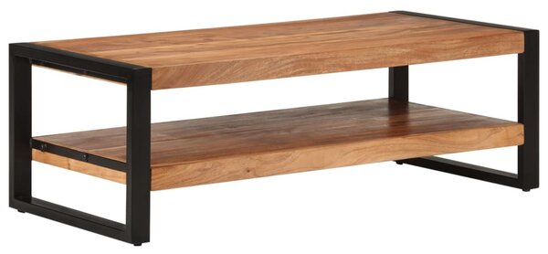 Tömör akácfa dohányzóasztal 120 x 55 x 40 cm