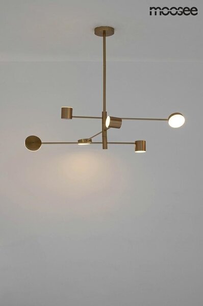 Moosee Piazetta Arany LED Függőlámpa Modern Acél