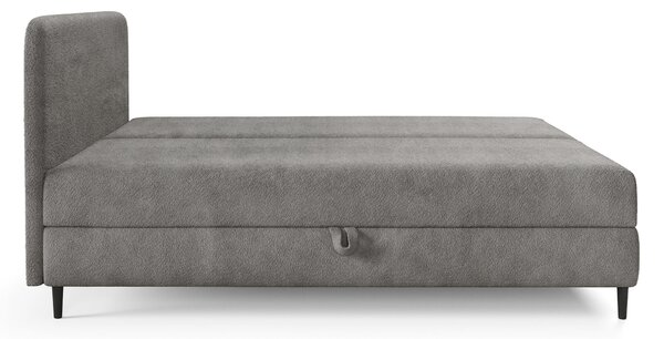 FUBU ágyneműtartós boxspiring ágy 180x200 - sötétszürke