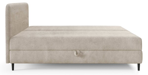 FUBU ágyneműtartós boxspiring ágy 160x200 - bézs
