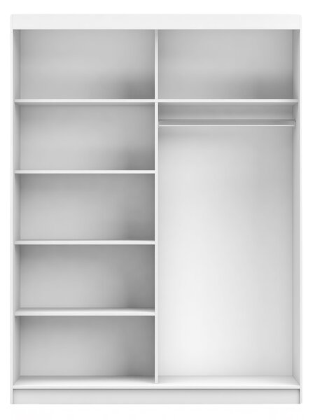 BONAIR ruhásszekrény 160x200x61 - fehér