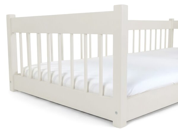 Wilsondo LESZANKA gyerek fa montessori ágy 80x180 - kasmír