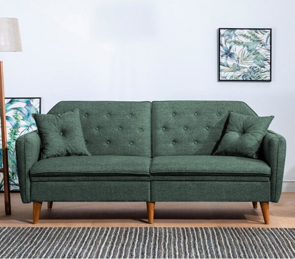 3 személyes kanapéágy Terra-Green Zöld