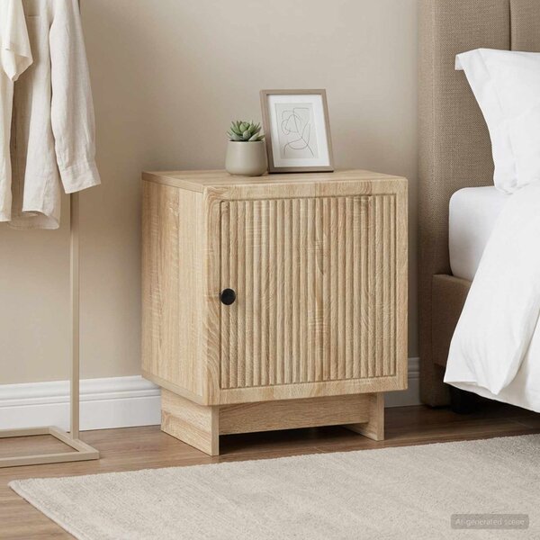 Éjjeliszekrény 2 db Sonoma Tölgy 43 x 34,5 x 50 cm Szerelt Fa