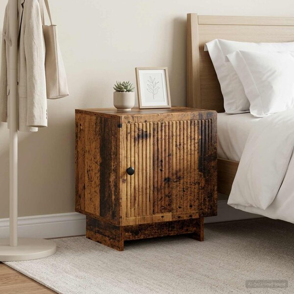 Éjjeliszekrény 2 db Antik Fa 43 x 34,5 x 50 cm Szerelt Fa