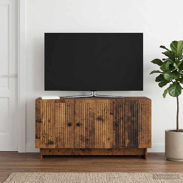 TV szekrény 99 x 34,5 x 50 cm Antik Fa Szerelt Fa