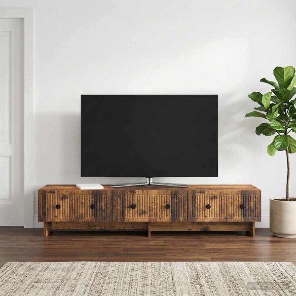 TV szekrény 147 x 34,5 x 30 cm Antik Fa Szerelt Fa