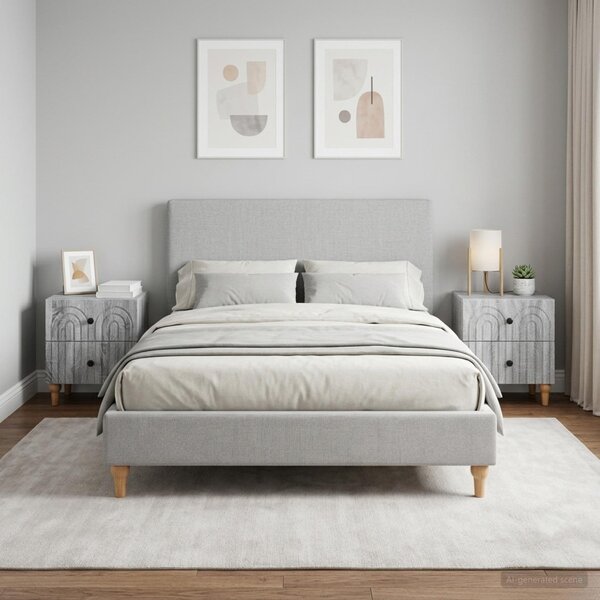 Éjjeliszekrény 2 db Szürke Sonoma 43 x 34,5 x 48 cm Szerelt Fa