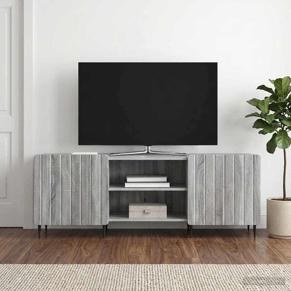 TV szekrény Szürke Sonoma 150 x 31 x 52 cm Szerelt Fa
