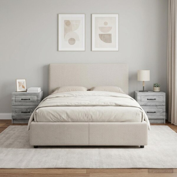 Éjjeliszekrény 2 db Szürke Sonoma 43 x 34,5 x 44,5 cm