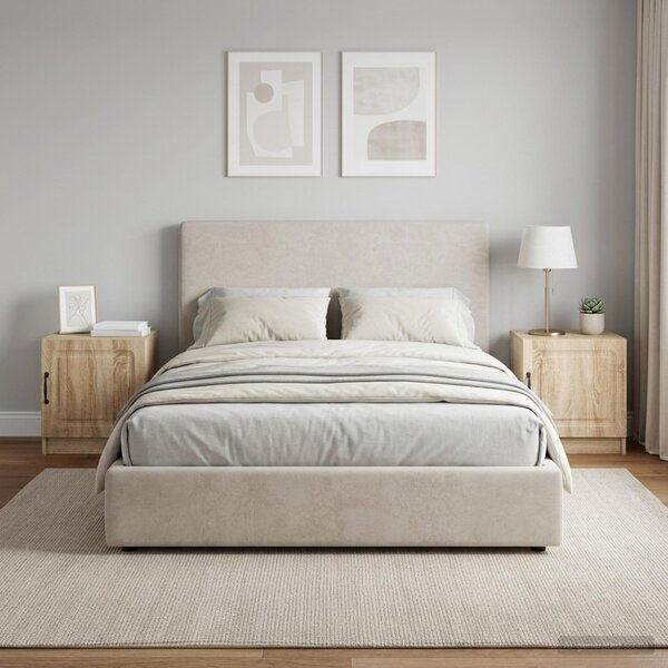 Éjjeliszekrény 2 db Sonoma Tölgy 43 x 34,5 x 47 cm Szerelt Fa