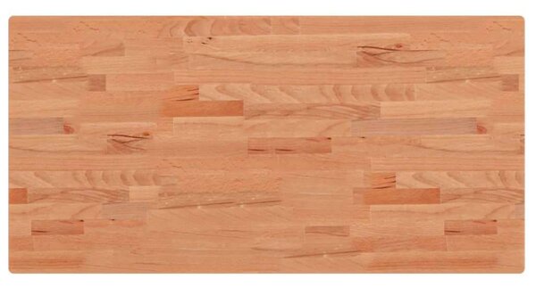 VidaXL tömör bükkfa fürdőszobai pult 100 x 50 x 2,5 cm