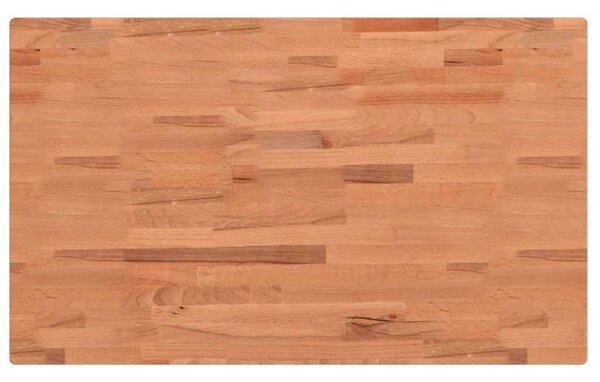 VidaXL tömör bükkfa fürdőszobai pult 100 x 60 x 4 cm