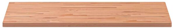 VidaXL tömör bükkfa fürdőszobai pult 100 x 60 x 2,5 cm