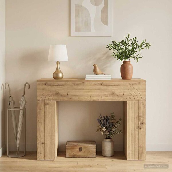 Dohányzóasztal Kézműves Tölgy 102 x 35 x 75 cm Szerelt Fa