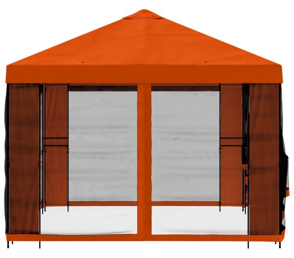 Kerti pavilon oldalfalakkal 4 x 3 m Narancssárga