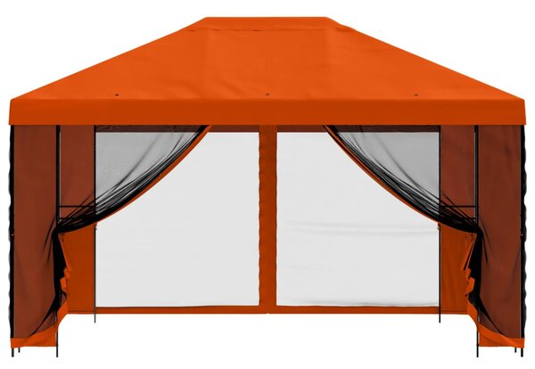Kerti pavilon oldalfalakkal 4 x 3 m Narancssárga