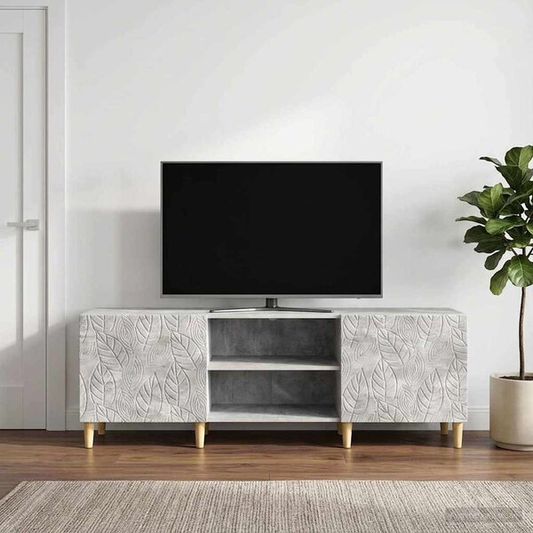 TV szekrény 150 x 31 x 50 cm Betonszürke Szerelt Fa