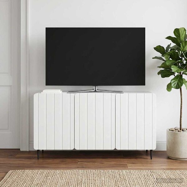 TV szekrény Fehér 99 x 34,5 x 52 cm Szerelt Fa