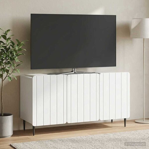 TV szekrény Fehér 99 x 34,5 x 52 cm Szerelt Fa