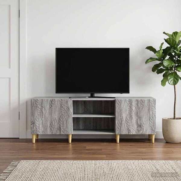 TV szekrény 150 x 31 x 50 cm Szürke Sonoma Szerelt Fa