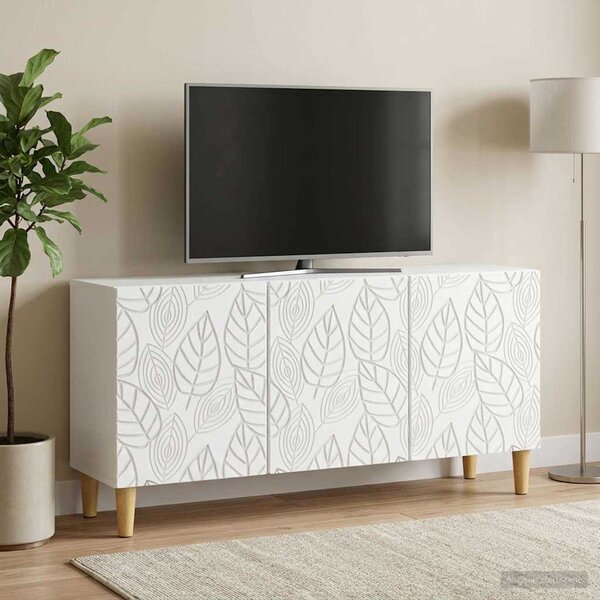 TV szekrény 99 x 34,5 x 50 cm Fehér Szerelt Fa