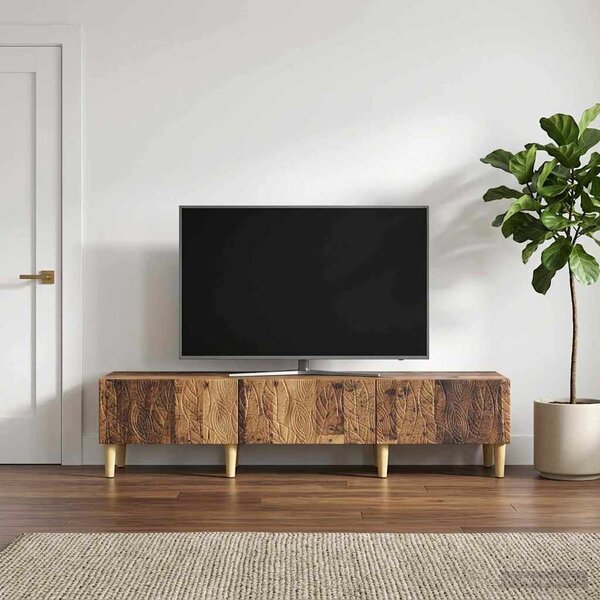 TV szekrény 147 x 34,5 x 30 cm Antik Fa Szerelt Fa