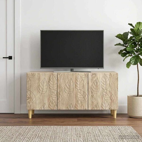 TV szekrény 99 x 34,5 x 50 cm Sonoma Tölgy Szerelt Fa
