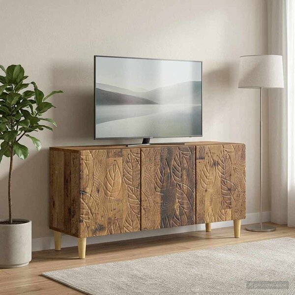 TV szekrény 99 x 34,5 x 50 cm Antik Fa Szerelt Fa