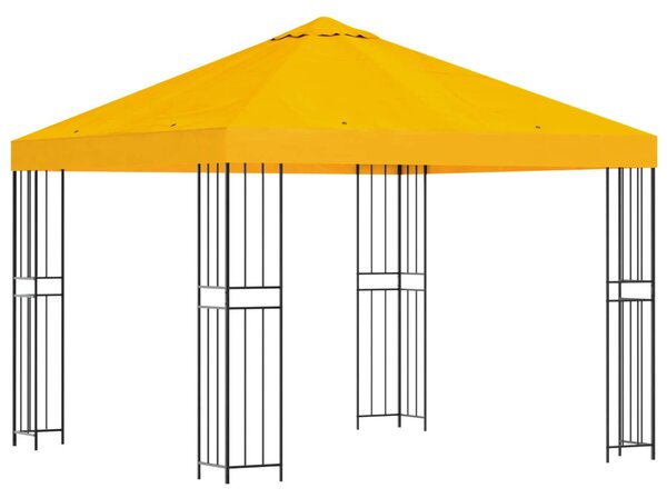Pavilon 3 x 3 m Sárga Poliészter és acél 190 gsm