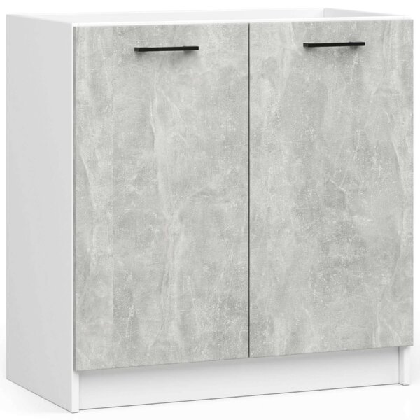 Konyhabútor szett olivia 1.8m fehér beton