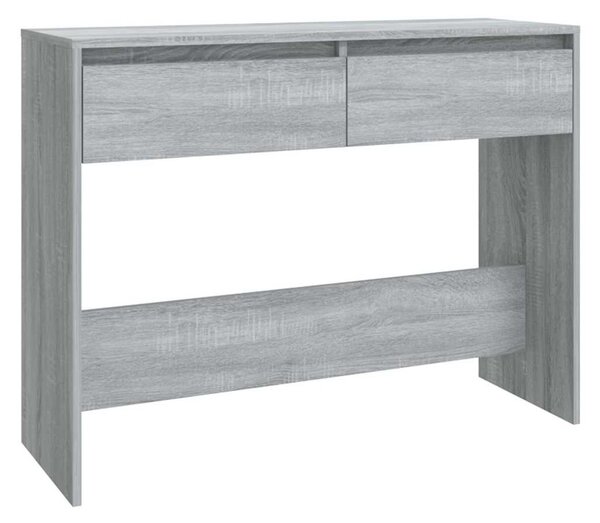 Szürke sonoma szerelt fa dohányzóasztal 100x35x76,5 cm