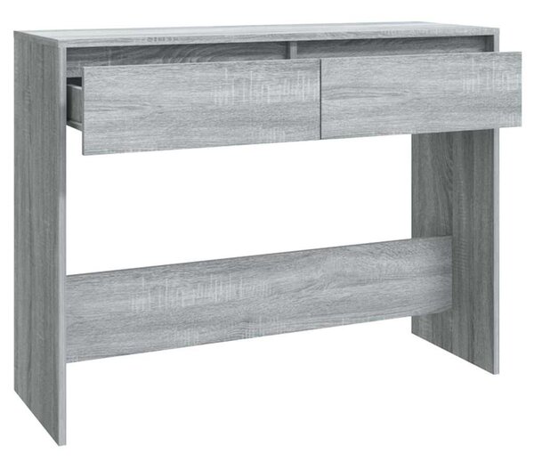 Szürke sonoma szerelt fa dohányzóasztal 100x35x76,5 cm