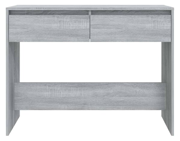 Szürke sonoma szerelt fa dohányzóasztal 100x35x76,5 cm