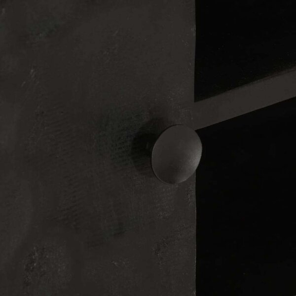 VidaXL Mangófa TV-szekrény - Fekete - 110x30x40 cm