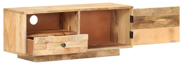 Tömör mangófa TV-szekrény 90 x 30 x 35 cm