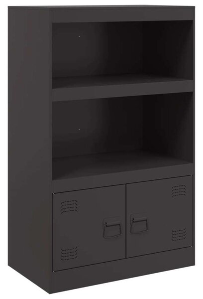VidaXL Acéltálalószekrény - Fekete - 67x39x107 cm