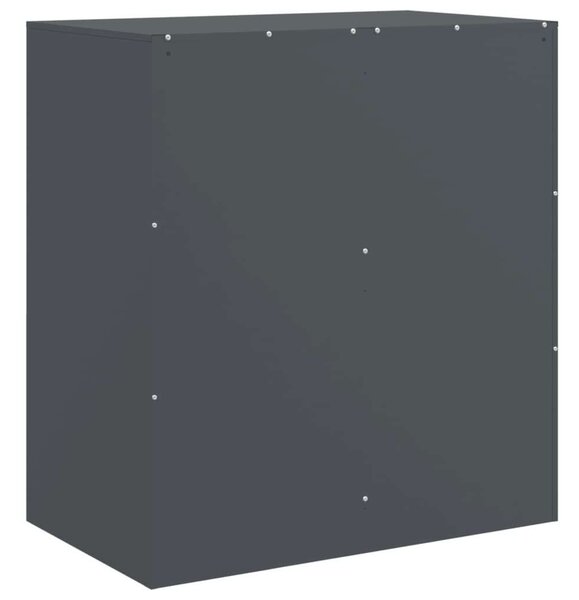 VidaXL Acéltárolószekrény - 4 Rekeszes - 67x39x73 cm